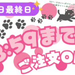 猫雑貨ナガチャンSTORES本日23：59まで営業中