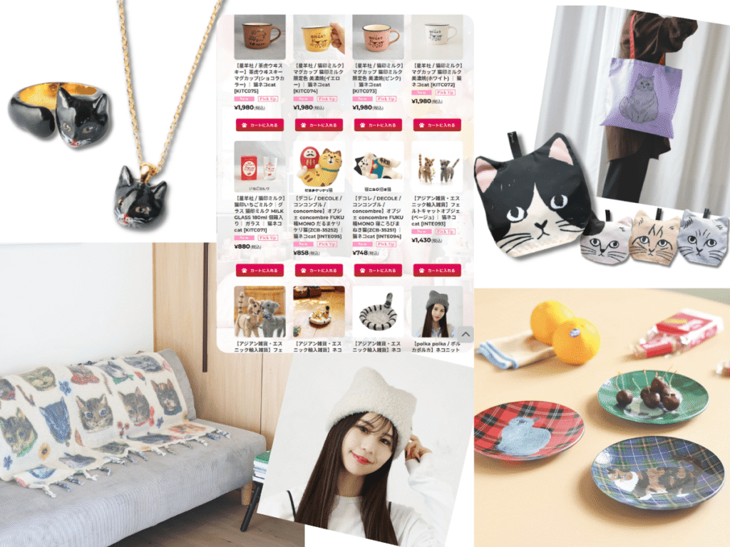 新商品の猫雑貨や猫グッズがどんどん入荷中です