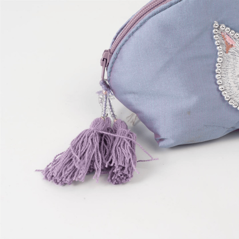 クラフトインディア/Craft Indiaねこのビーズ刺繍ミニポーチcat06
