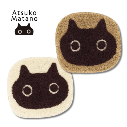 マタノアツコチェアマット黒猫メメMEME01