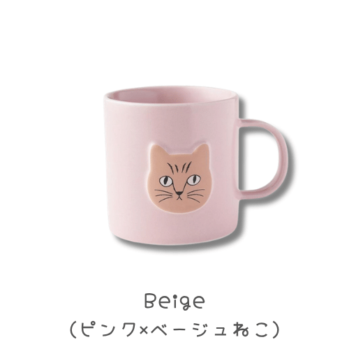 松尾ミユキCat-Face-mugぷっくり立体感猫顔マグカップ05