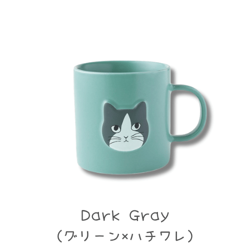 松尾ミユキCat-Face-mugぷっくり立体感猫顔マグカップ06