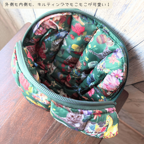 ナタリーレテキルティングポーチNathalie-Lete-Quilted_Pouch_Cats04